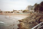 Playa las Burras i San Agustin - litt tidlig p dagen
