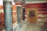 Typiske syler og fresker i Knossos